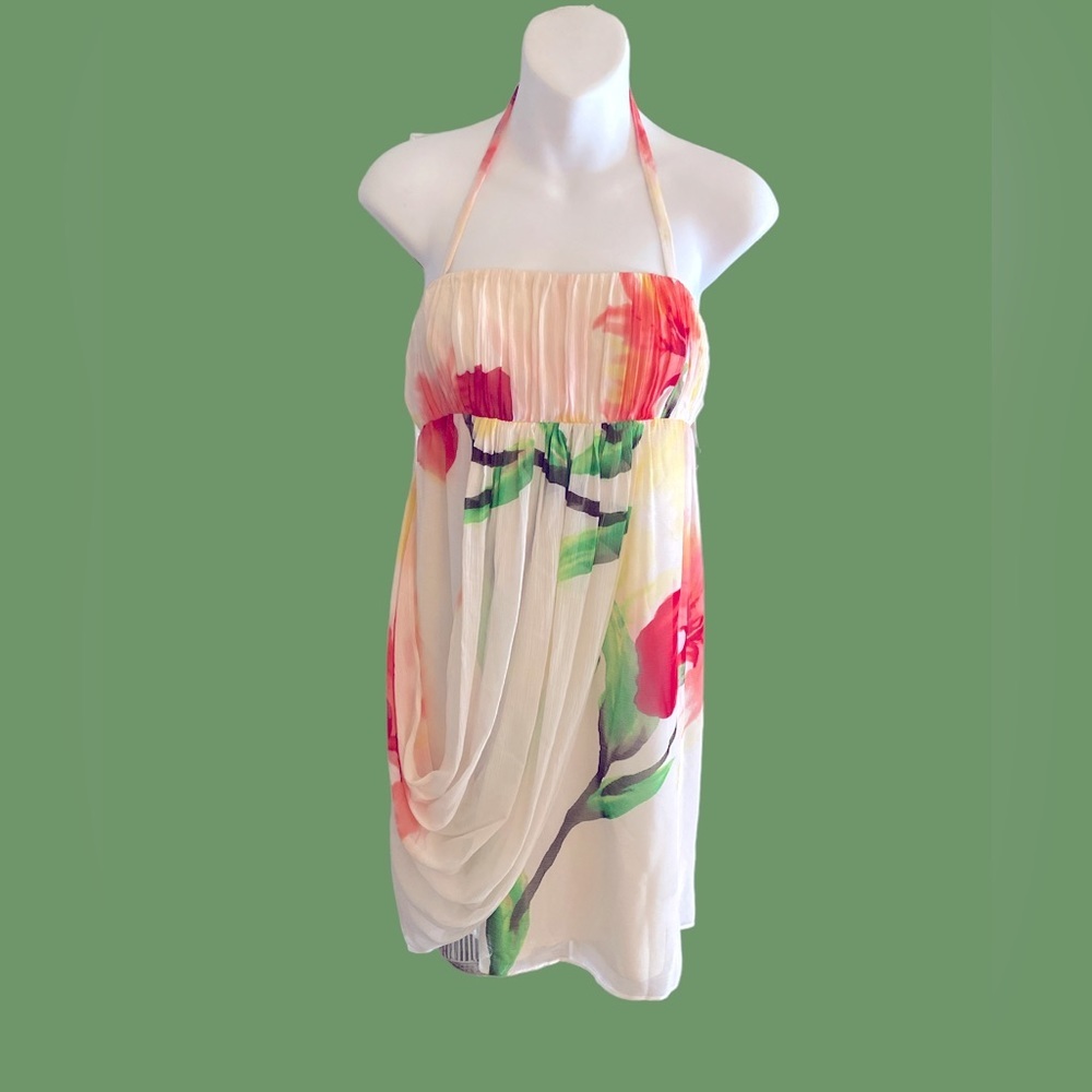 Alice + Olivia Silk Halter Dress